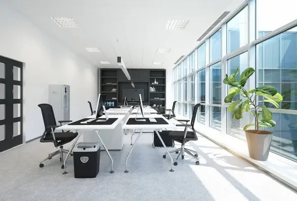A modern open-plan office